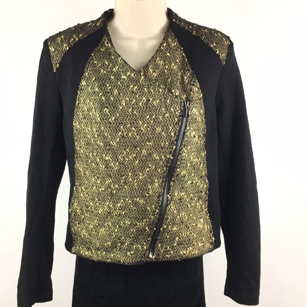 Karen Kane Moto Jacket Small - Picture 3 of 7